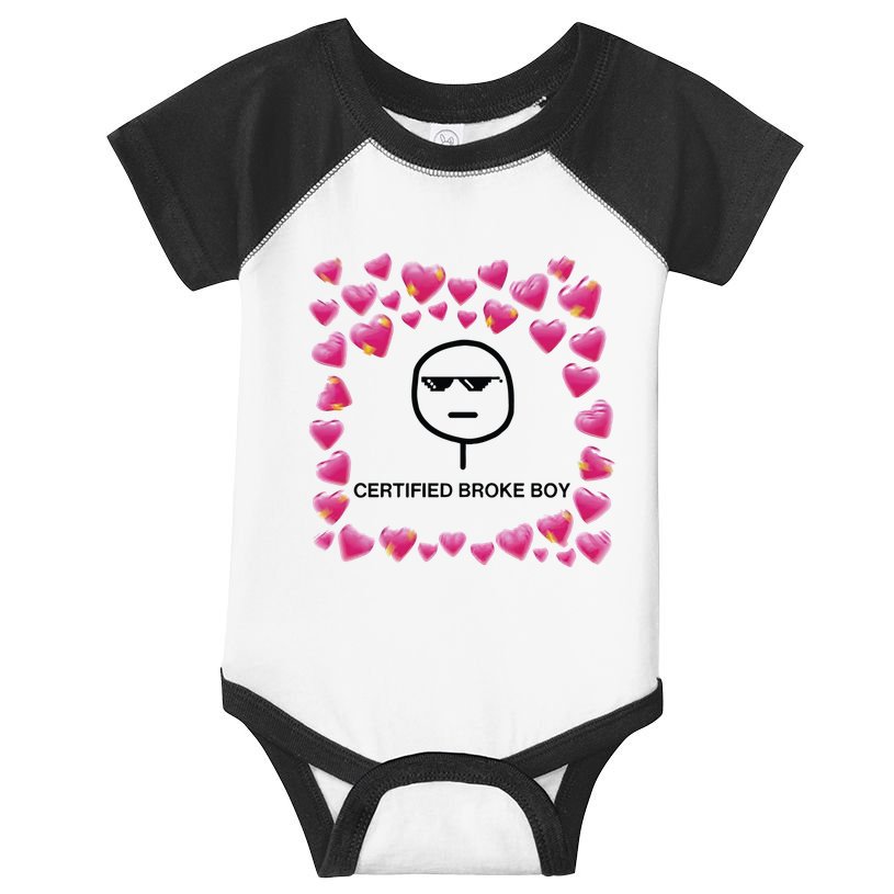 Certified Broke Boy Meme Infant Baby Jersey Bodysuit