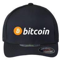 Cryptocurrency Blockchain Bitcoin Logo Crypto Bitcoin Orange Flexfit Unipanel Trucker Cap