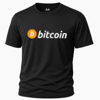 Cryptocurrency Blockchain Bitcoin Logo Crypto Bitcoin Orange Performance Shirt