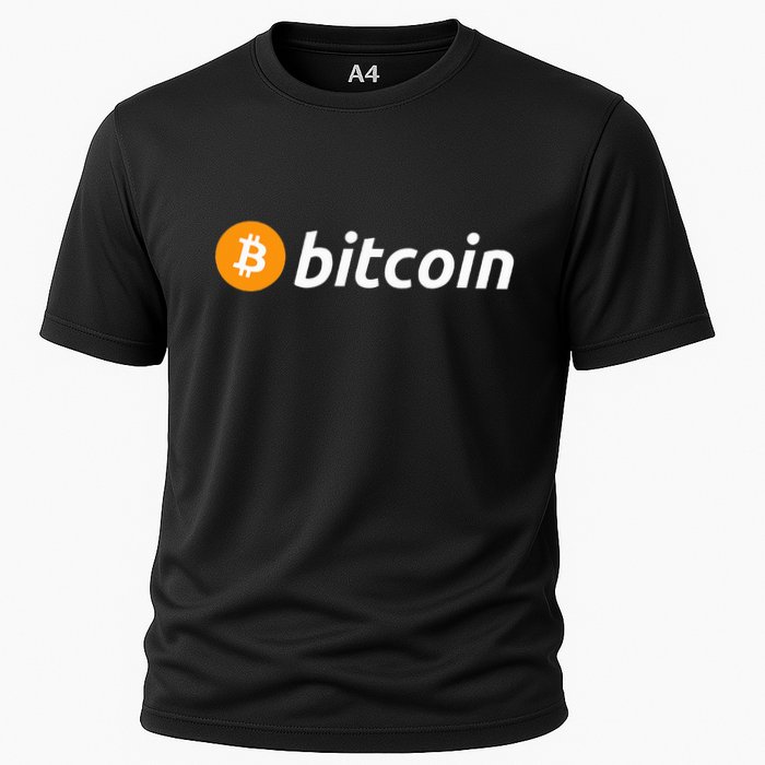 Cryptocurrency Blockchain Bitcoin Logo Crypto Bitcoin Orange Performance Shirt