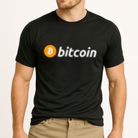 Cryptocurrency Blockchain Bitcoin Logo Crypto Bitcoin Orange Performance Shirt