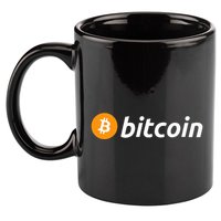 Cryptocurrency Blockchain Bitcoin Logo Crypto Bitcoin Orange 11oz C Handle Ceramic Mug
