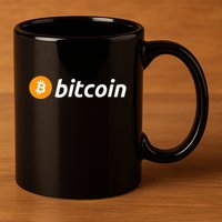 Cryptocurrency Blockchain Bitcoin Logo Crypto Bitcoin Orange 11oz C Handle Ceramic Mug