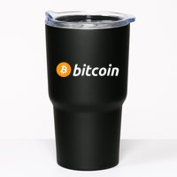 Cryptocurrency Blockchain Bitcoin Logo Crypto Bitcoin Orange Tumbler