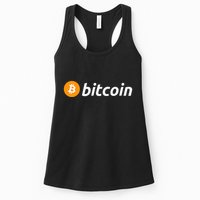 Cryptocurrency Blockchain Bitcoin Logo Crypto Bitcoin Orange Womens Tank Top