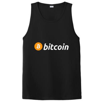 Cryptocurrency Blockchain Bitcoin Logo Crypto Bitcoin Orange PosiCharge Competitor Tank