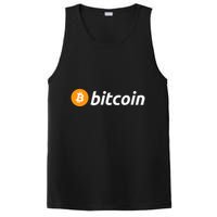 Cryptocurrency Blockchain Bitcoin Logo Crypto Bitcoin Orange PosiCharge Competitor Tank