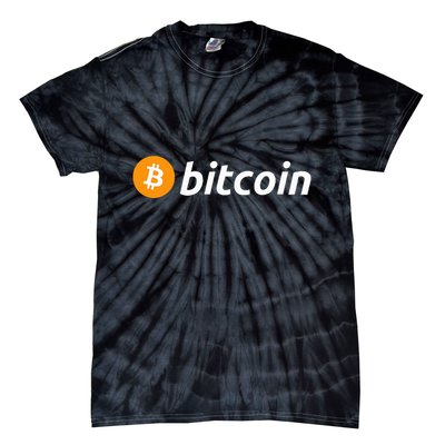 Cryptocurrency Blockchain Bitcoin Logo Crypto Bitcoin Orange Tie-Dye T-Shirt