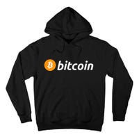 Cryptocurrency Blockchain Bitcoin Logo Crypto Bitcoin Orange Tall Hoodie