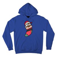 Cute Baby Bulldog In Christmas Sock Xmas Pajama Gift Hoodie