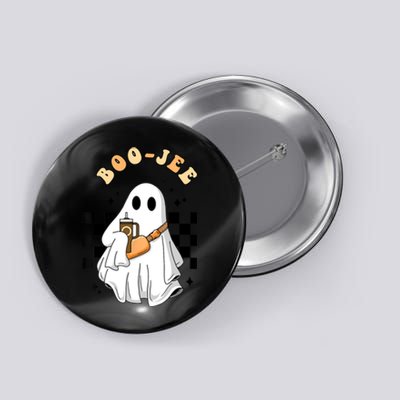 Cute Boujee BooJee Stanley Tumbler Inspired Ghost Halloween Button