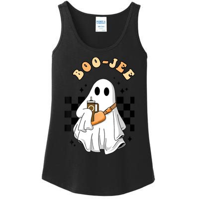 Cute Boujee BooJee Stanley Tumbler Inspired Ghost Halloween Ladies Essential Tank