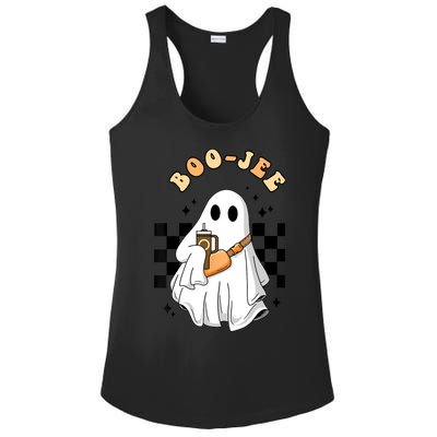 Cute Boujee BooJee Stanley Tumbler Inspired Ghost Halloween Ladies PosiCharge Competitor Racerback Tank