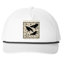 Crows Before Bros Support Your Local Murder Funny Halloween Snapback Five-Panel Rope Hat