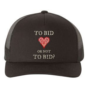 Contract Bridge Bidding Duplicate Card Game To Bid Player Yupoong Adult 5-Panel Trucker Hat