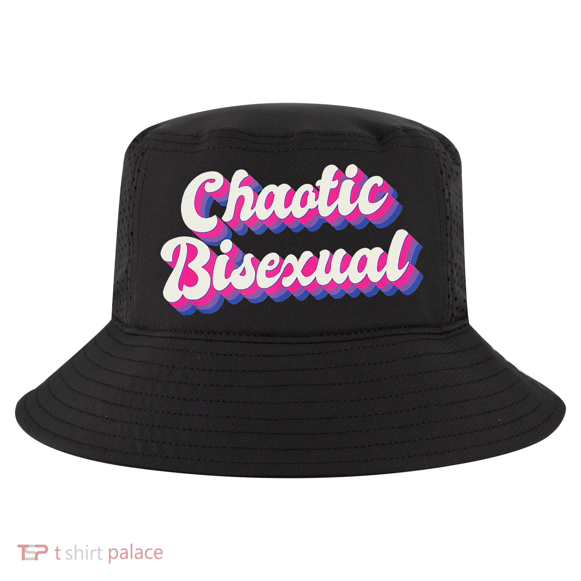 Chaotic Bisexual Bi LGBT Bisexual Pride Cool Comfort Performance Bucket Hat