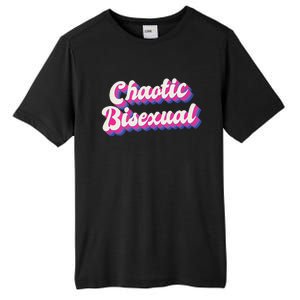 Chaotic Bisexual Bi LGBT Bisexual Pride Tall Fusion ChromaSoft Performance T-Shirt