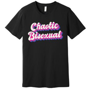 Chaotic Bisexual Bi LGBT Bisexual Pride Premium T-Shirt