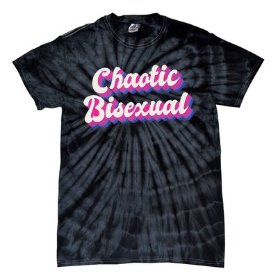 Chaotic Bisexual Bi LGBT Bisexual Pride Tie-Dye T-Shirt