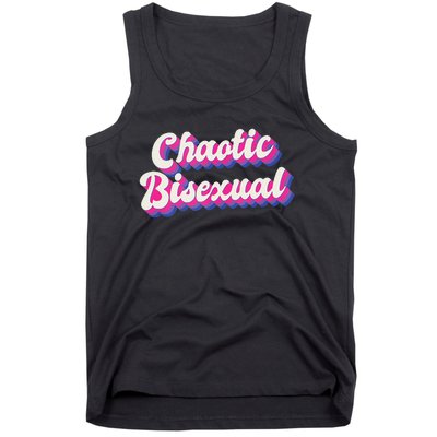 Chaotic Bisexual Bi LGBT Bisexual Pride Tank Top