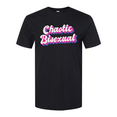 Chaotic Bisexual Bi LGBT Bisexual Pride Softstyle® CVC T-Shirt