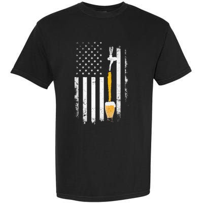 Craft Beer Brewing Usa Us American Flag Craft Garment-Dyed Heavyweight T-Shirt