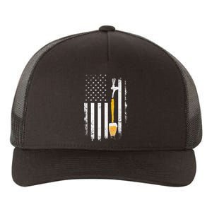 Craft Beer Brewing Usa Us American Flag Craft Yupoong Adult 5-Panel Trucker Hat