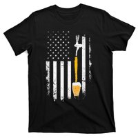 Craft Beer Brewing Usa Us American Flag Craft T-Shirt