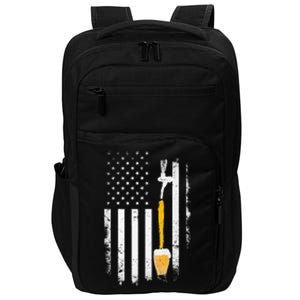 Craft Beer Brewing Usa Us American Flag Craft Impact Tech Backpack