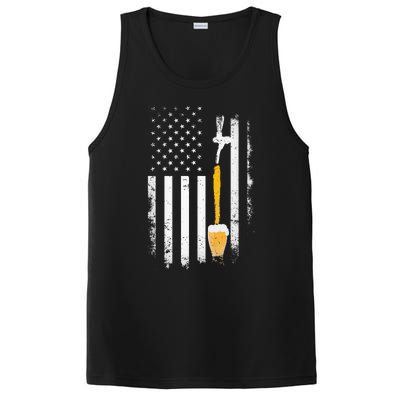 Craft Beer Brewing Usa Us American Flag Craft PosiCharge Competitor Tank