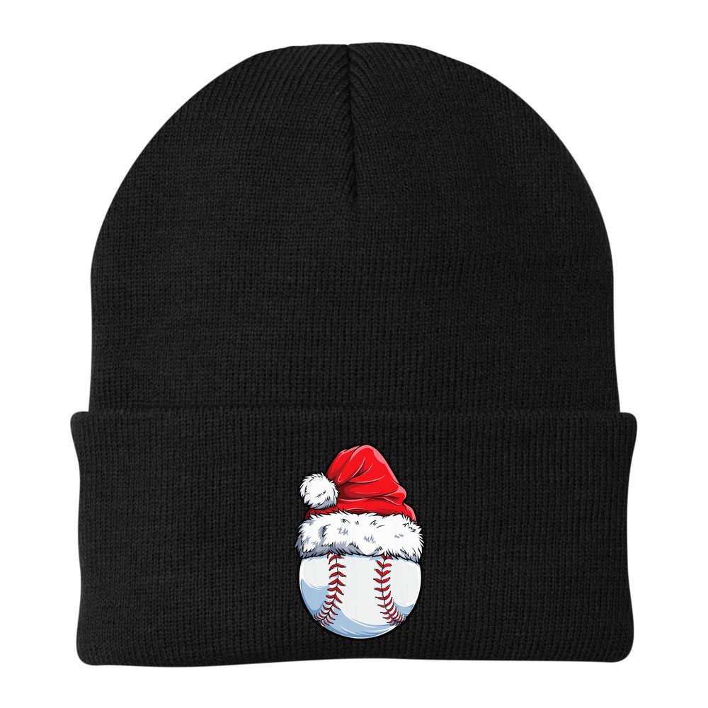 Christmas Baseball Ball Santa Hat Xmas Boys Beanie