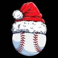 Christmas Baseball Ball Santa Hat Xmas Boys Drawstring Bag