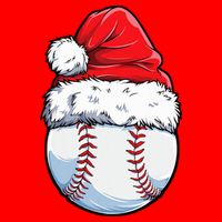 Christmas Baseball Ball Santa Hat Xmas Boys Visor
