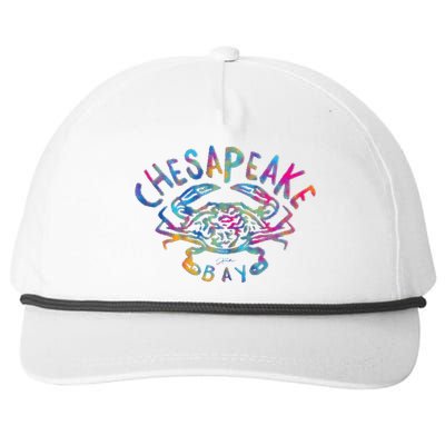 Chesapeake Bay Blue Crab Snapback Five-Panel Rope Hat