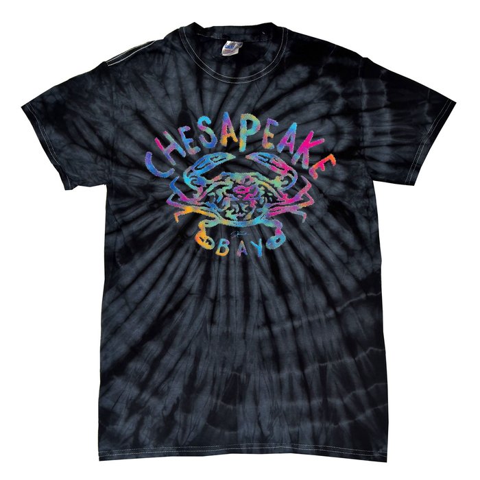 Chesapeake Bay Blue Crab Tie-Dye T-Shirt