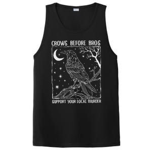 Crows Before Bros Support Your Local Murder Raven PosiCharge Competitor Tank