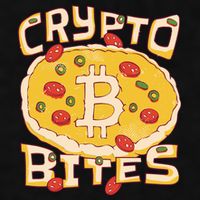 Crypto Bites Bitcoin Pizza Ladies PosiCharge Tri-Blend Wicking Tank