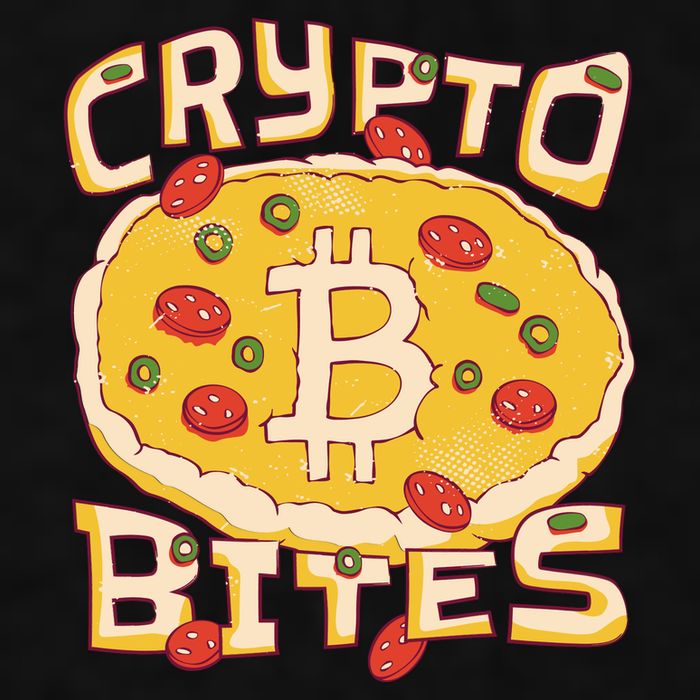 Crypto Bites Bitcoin Pizza Ladies PosiCharge Tri-Blend Wicking Tank