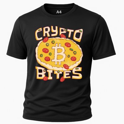 Crypto Bites Bitcoin Pizza Performance Shirt