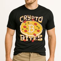 Crypto Bites Bitcoin Pizza Performance Shirt