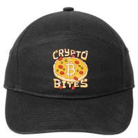 Crypto Bites Bitcoin Pizza 7-Panel Snapback Hat