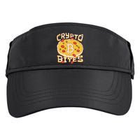 Crypto Bites Bitcoin Pizza Adult Drive Performance Visor