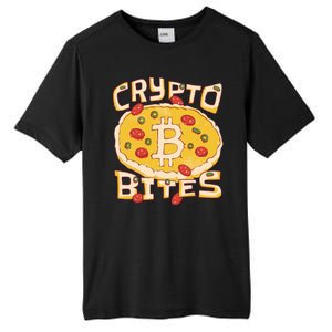 Crypto Bites Bitcoin Pizza Tall Fusion ChromaSoft Performance T-Shirt