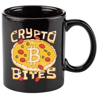 Crypto Bites Bitcoin Pizza 11oz C Handle Ceramic Mug