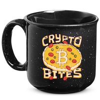 Crypto Bites Bitcoin Pizza 15oz Campfire Ceramic Mug