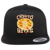 Crypto Bites Bitcoin Pizza Flatbill Hat