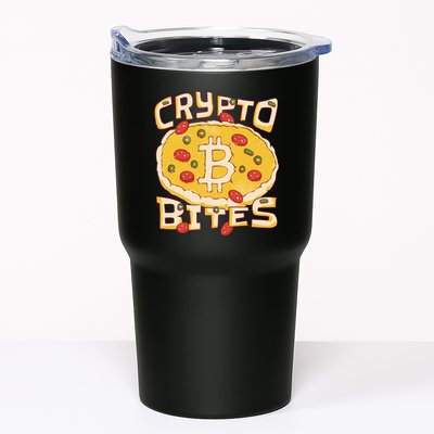 Crypto Bites Bitcoin Pizza Tumbler