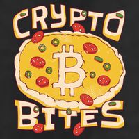 Crypto Bites Bitcoin Pizza 25L Jumbo Tote
