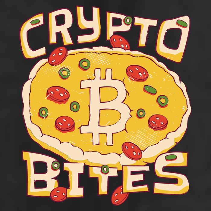 Crypto Bites Bitcoin Pizza 25L Jumbo Tote