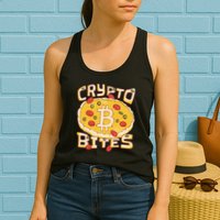 Crypto Bites Bitcoin Pizza Womens Tank Top